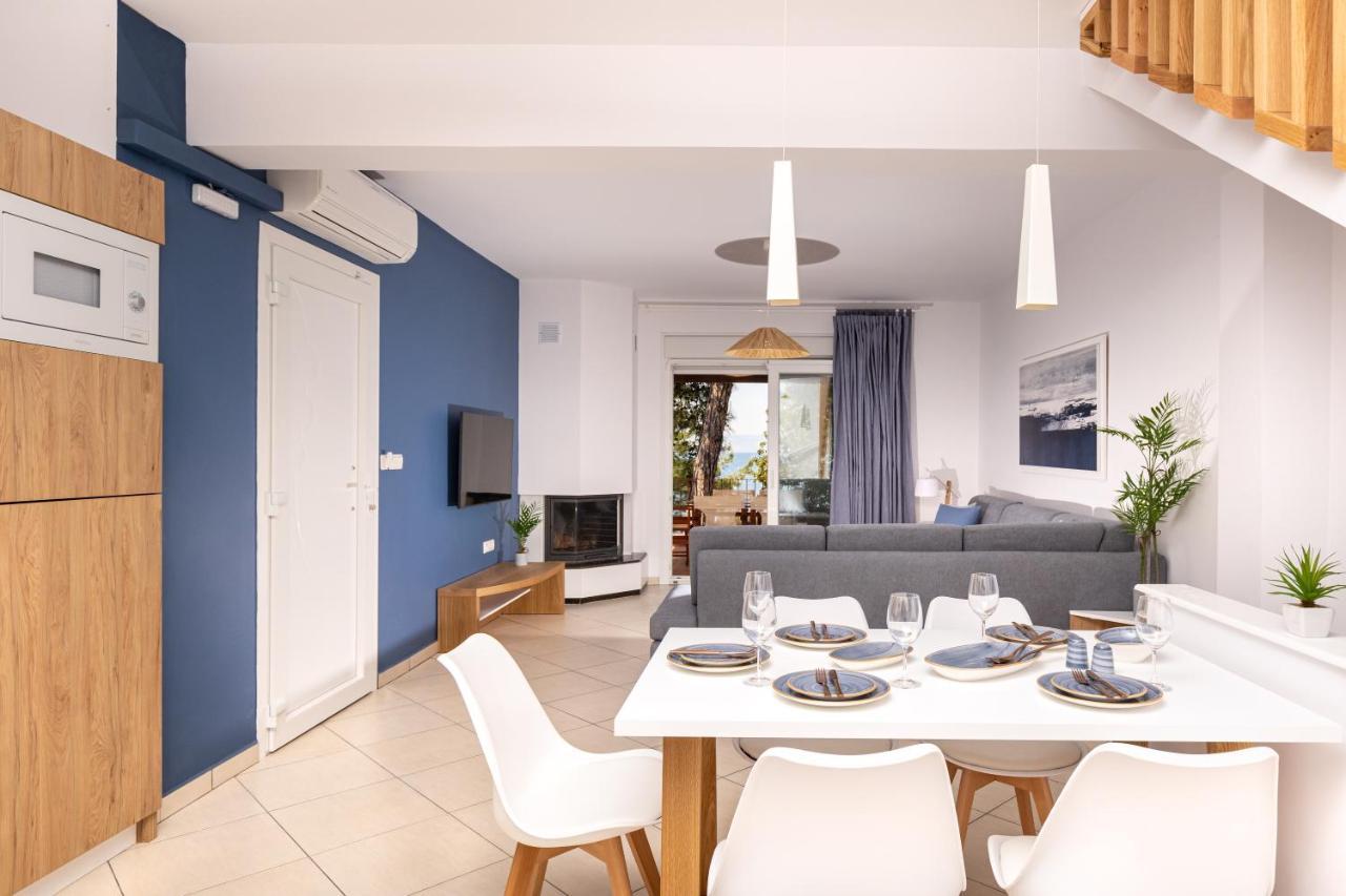 Pinereef Blue Villa Skala Rachoni  Bagian luar foto